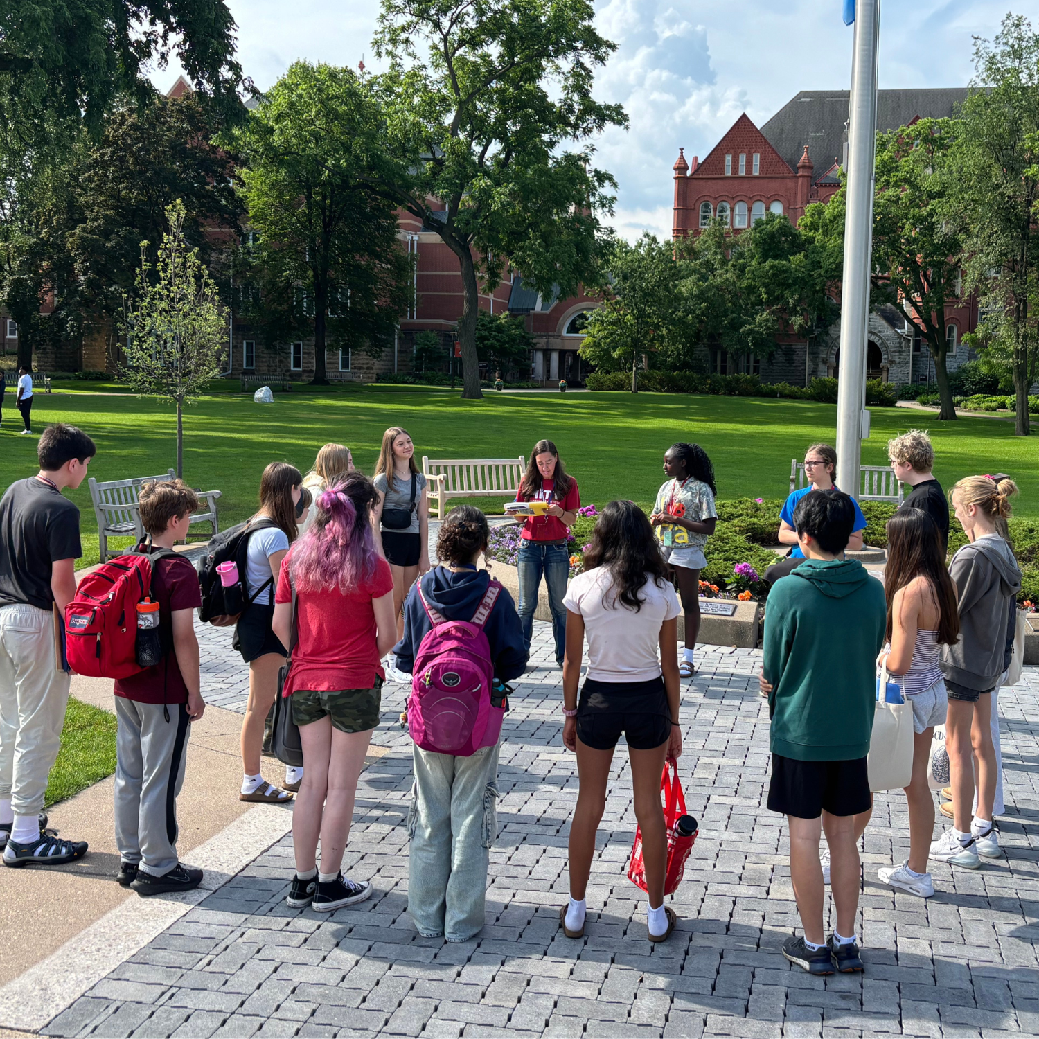 Mac campus first day photo EYM '25