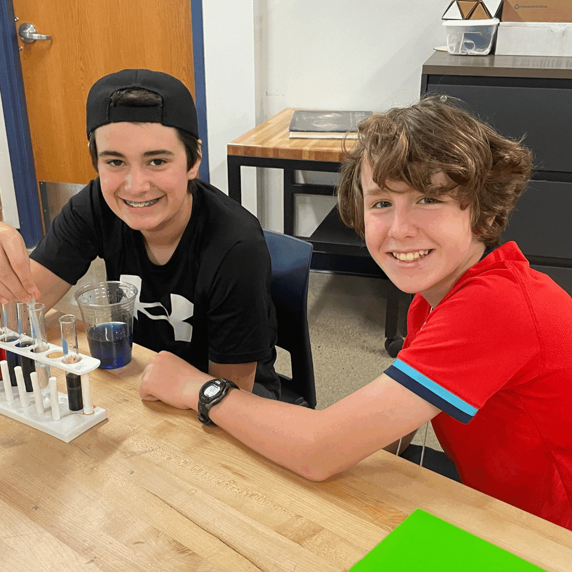 boys in chem Explor '25