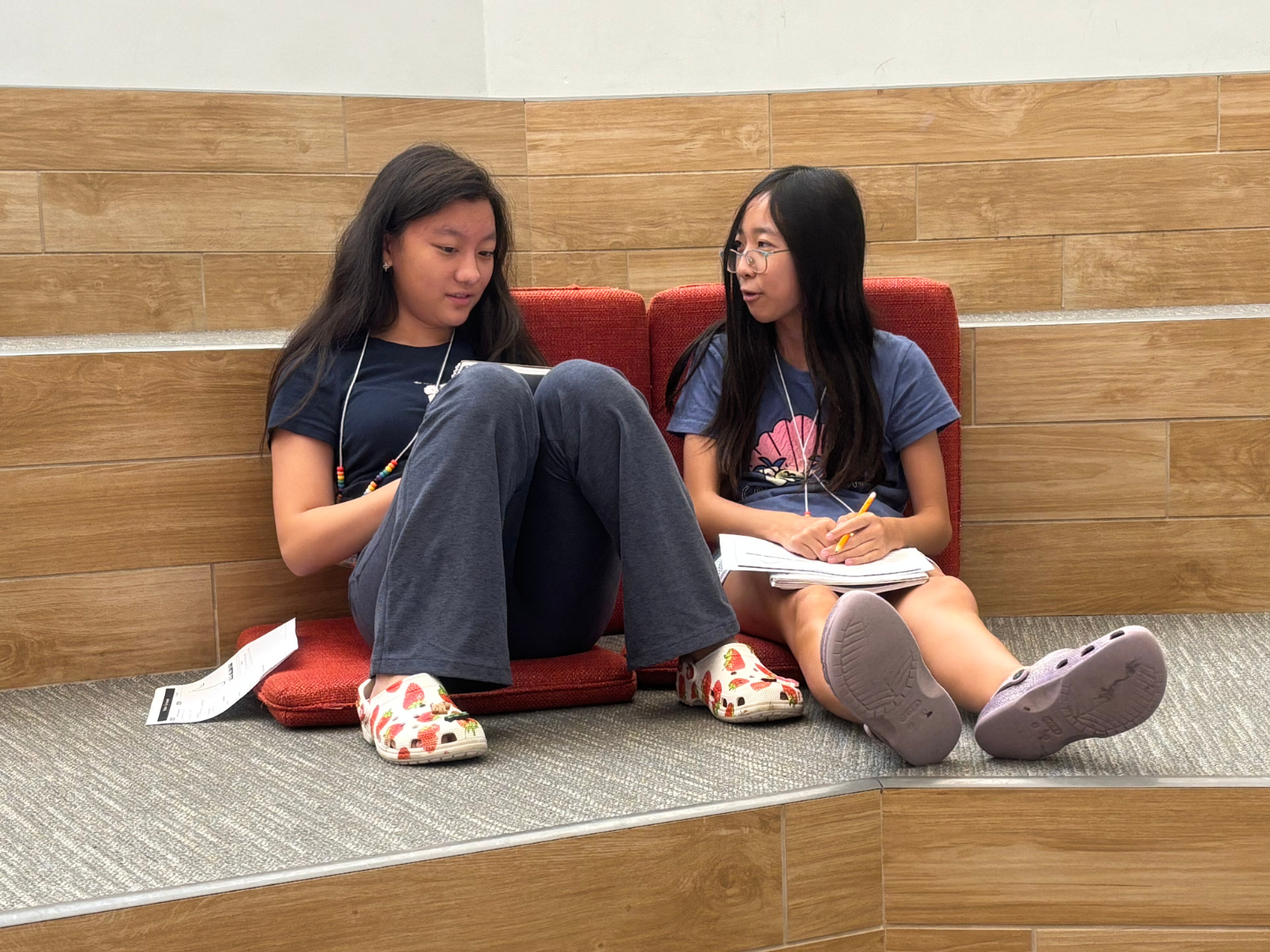 students writing Explor '25